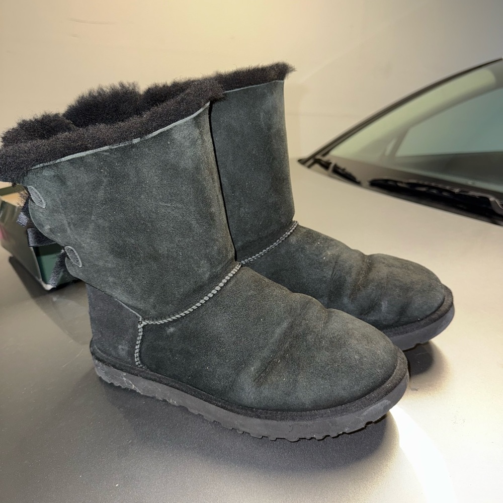 UGG Bailey Bow Black ORIGINAL UGGS
